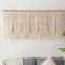 M MANUAL Macrame Wall Hanging Boho Woven Tapestry Valance Window Kitchen Macrame Curtain Door Divider Decoration Bedroom Home Macrame Curtains 55.1 Wx23.6 L