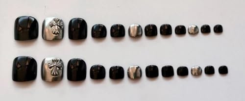 Morceaux d'ongles décoratifs, ongles de pieds neufs et ongles d'orteils avec ongles blancs, produits finis de morceaux d'ongles portables.