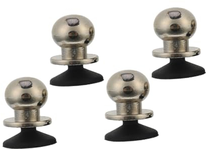 ETHZZLE 2 Paar Gaming Controller Joystick Tasten Aus Elastischem Silikon Mit Saugnapf Für Handy Tablet Touchscreen Silberfarben Klein Für Mobiles Spielen