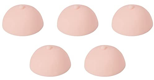 Fcuajdkq Lot de 5 moules en silicone 3D pour exercices de tatouage Aérole, faux seins, poitrine pleurale, pour débutants
