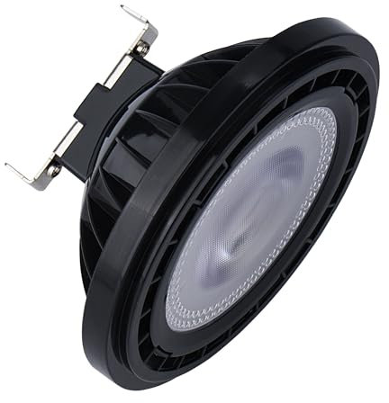 yongjia Faretto LED AR111 G53 15W DC12-24V 1500LM Lampadina G53 non dimmerabile(Warm white)