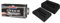 Spontex Bundle Extra Black Einmalhandschuhe aus Vinyl, Größe M, schwarz,100er Pack + Premium–Quellschwamm, schwarz, 3er Pack
