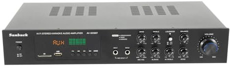 600W Audio Verstärker Stereo Amplifier HiFi Digital Bluetooth 5.0 Leistungsverstärker FM AM Vollverstärker Set 5 Kanal Stereo Digital Audio Endstuf mit Fernbedienung