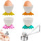 BDBFPAN 5 Stück Eierbecher Anzug, 4.8×4.6×4.6cm Eieröffner und Eierbecher Lustig Lustige Eierbecher Langlebig Eierbecher Set Schön Eierschalenöffner Für Gekochte Eier für Zum Öffnen Von Eiern