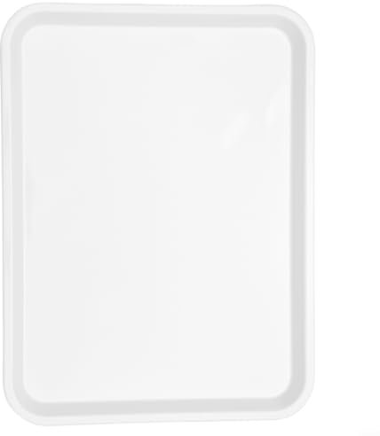 Oniissy Melamine Rectangular Serving Tray – Heat Resistant and Lightweight Design, Rectangular Serving Tray Anti Slip Scratch Resistant Plastic Food Serving Tray (38.3cmX29cm)