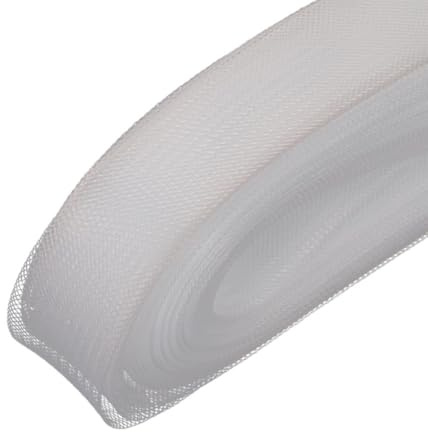 TMTGTS Netzband 15cm 10 Yards Elastizität Crinoline Band steifes Rosshaar Zopf Zierband Versteifungsband Horsehair Braid Sewing Boning Rosshaargeflecht für Nähen Hochzeitskleid Kleid Zubehör