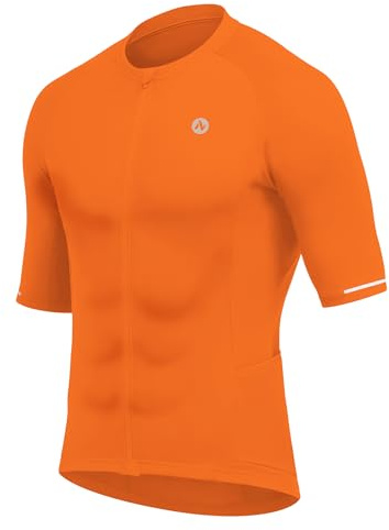 Nepest Radtrikot Herren Kurzarm Fahrradtrikot Herren, 6 Taschen, UPF50+ | Rennrad Trikot Herren Kurzarm, Atmungsaktiv, Schnelltrocknend, Reflektierend, Eng Anliegend, MTB Trikot, Fahrrad, Sommer