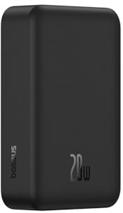 Baseus EnerFill FM41 - Mini power bank magnetica, 20000 mAh, 20 W, colore: nero cosmico