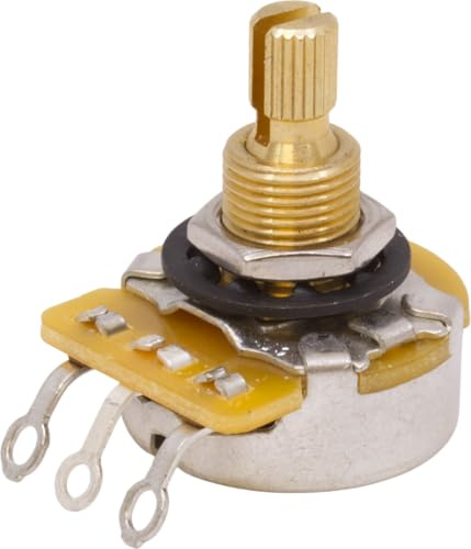 CTS Guitar Pots – Split Shaft Potentiometer Vol/Tone 250k 500k A or B Linear/logarithmic (B250K)