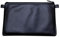 Banktasche Geldtasche mit Reißverschluss und Schlaufen 27 x 17 cm Kunstleder schwarz für Dokumente bis A5