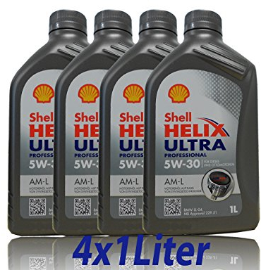 4L 4 Liter SHELL Motoröl Öl HELIX ULTRA Professional AM-L 5W30 für BMW LL-04