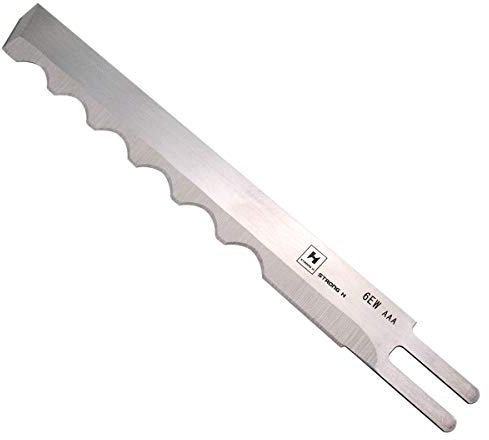 CKPSMS Marke -12Stück 6 Legierungstahlwellenkante Schneidemaschinenklingen #6EW-Strong H-3A Kompatibel mit/Ersatz für Eastman Marke