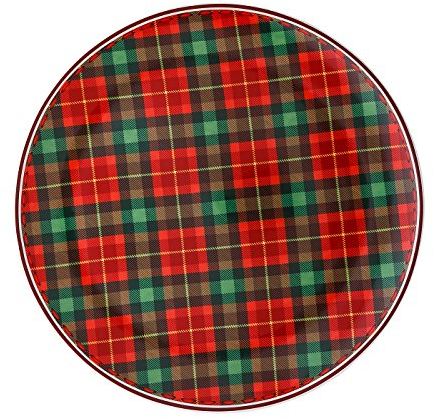Hutschenreuther 02471-725982-12784 Plätzchenteller, Rot Grün
