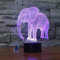 HPBN8 Ltd 3D Elefant Lampe Nachtlicht Fernbedienung USB Power 7/16 Farben 3D LED Lampe Formen Kinder Schlafzimmer Geburtstag Weihnachten Geschenke