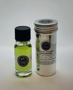 Organico olio essenziale di geranio Bourbon (Pelargonium Graveolens) (30ML) by Nhr Organic oils