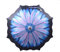Susino 7116 Romantischer Automatik Stockschirme mit Blumen/Strumschirm/Damen Schirm/Lady flower umbrella (Overlook, Coverstich) (Blue-Glas)