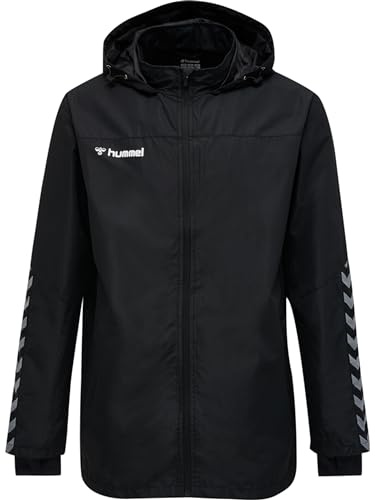 hummel, hmlAUTHENTIC ALL-WEATHER JACKET, BLACK/WHITE, S