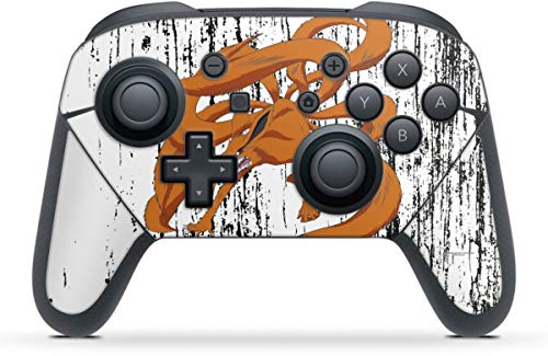 DeinDesign Skin kompatibel mit Nintendo Switch Pro Controller Folie Sticker Kurama Naruto Shippuden Offizielles Lizenzprodukt