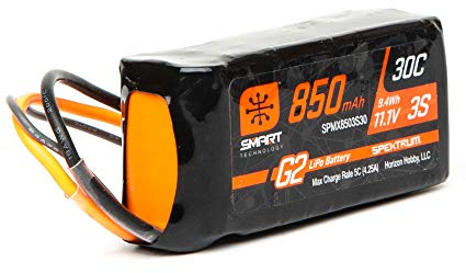 11,1 V 850mAh 3S 30C Smart G2 LiPo-Akku: IC2