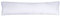 MOON Feeling - Almohada para dormir de lado, acolchada, extra firme, peso relleno 200 g, con cremallera, lavable a 95 ° (40 x 200 cm)