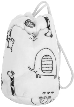 Healifty Baby Bottle Sleeves Warm Baby Bottle Cover Glass Bottles Insulator Sleeve Feeder Bottle Keep Warm Holder 240ml, White, 11X7X7CM