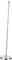 PATKAW Metallständer Mini- Flaggenhalter Tischflagge St?nder Basis Mini Stick Flaggenhalter Teleskope Flagge Pole Desktop- Flag- Pole für Home Office Accessoire Silber Flagge Pole Basis
