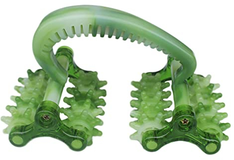 MILISTEN Massageroller mit 4 Hand Massage ?t Wellness Massage Fu?massage Hand (grün) Massagerolle