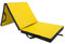 UNDERFIT Weichbodematte Gymnastikmatte Turnmatte Klappbar Sportmatte Fitnessmatte Spielmatte Faltbar Klappmatratze Weichbodenmatte Akrobatik Matte Yoga Matratze Dicke 6 cm 180x60x6 cm (Gelb)