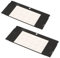 2 x Ersatz-3DS-Display-Glas-Frontplatte, LCD-Bildschirm-Objektivabdeckung für Nintend 3DS-Bildschirm-Zubehör, Reparaturteile