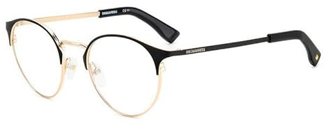 DSquared Sonnenbrille, Rhl/22 Gold Schwarz, 49