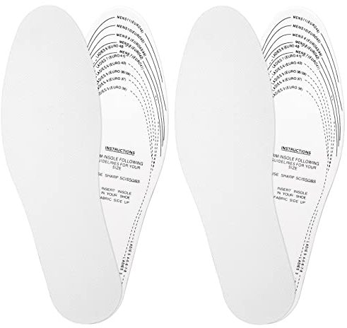 Sibba 2 Pares Gel Hombre Para Zapatos Inserciones Plantillas De Látex Transpirables Insertos Espuma Viscoelástica Corte A Medida Cómodo Transpirable Antiolor Correr Botas Hombres 41-46 Mujer 36-42