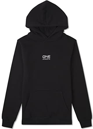One Athletic Herren Iverson Hoodie, Schwarz, M
