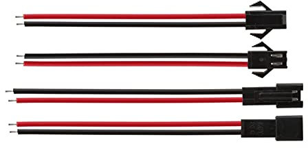 ZSBLXHHJD Drahtverbinder 2/5/10 Paare 10 cm JST SM 2-polige Steckdose Stecker auf Busverbinder JST SM 2-poliges Kabel für RGB RGBW LED-Streifenadapter (Farbe: 10 cm 2 Paare, Größe: 2P)