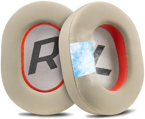 SOULWIT Cooling Gel Earpads Replacement for Plantronics BackBeat Pro 2, Voyager 8200 UC Headphones, Ear Pads Cushions with High-Density Noise Isolation Foam (Gold)