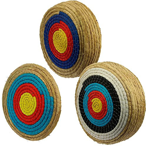 Large Solid Archery Crossbow Straw Shooting Target For All Compound And Recurve Bows Layered (50cm (7 Ply))