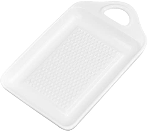 Luxshiny Molinillo De Jengibre Manual Rallador De Cebolla Plato Rallador De Ceramica Rallador De Queso Herramienta Multifunción Trituradora De Queso De Ajo Cerámica Bebé Helicóptero