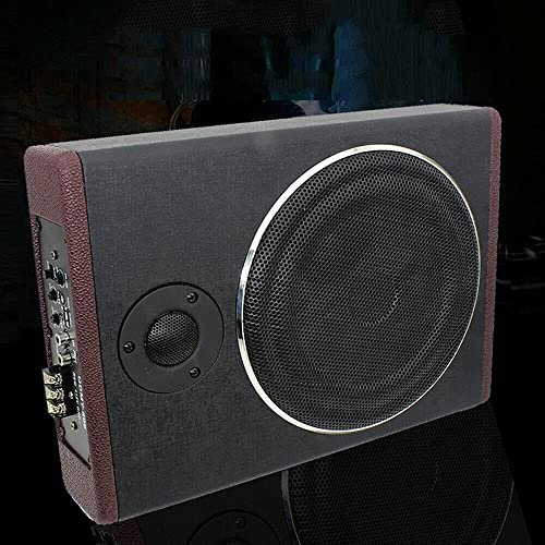 DSYOGX Subwoofer activo de 8 pulgadas, amplificador estéreo de 600 W, altavoz compacto para coche, subwoofer o altavoz