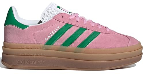 Adidas IE0420 GAZELLE BOLD True Pink/Green/Footwear White, True Pink/Green/Footwear White, 24.5 cm