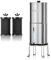 Purewell Filtre à Eau par Gravité 8,5L - Système de Filtration Familial avec Charbon Actif - Purificateur d'Eau pour Robinet et Eau de Pluie - Technologie Ultrafiltration - Grande Capacité