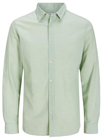 JACK&JONES PLUS Herren Jjebreeze Shirt Ls Sn Pls Langarmhemd (1er Pack)