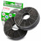 2 Pièces Filtre Charbon Hotte Aspirante Type CF 130 Ø105х21 mm avec code d'origine 49040117 49040890 35602288 MIZ0058 pour Candy pour Respekta - Garantie de 5 Ans - ONIX TECH