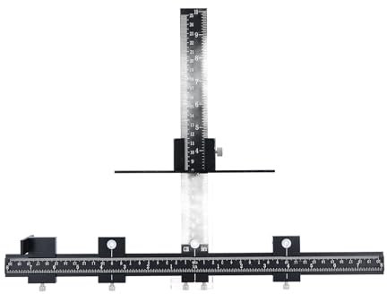 Kitchen Door Handle Jig Locator, Cabinet Handle Jig Heavy Duty Adjustable Cabinet Hardware Jig Drill Guide Template Tool, for Installation of Handles Knobs on Doors or Drawer Pul