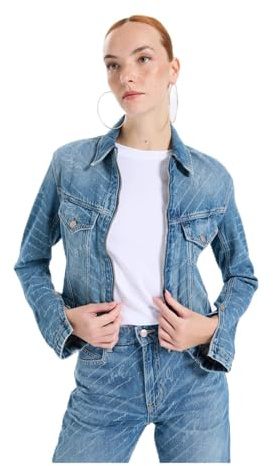 BOSS Damen C_dnm Zp Trck Jacket Jeans_Jacket_L