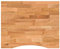 vidaXL Schreibtischplatte Hellbraun 100x80x2,5 cm Massivholz Eiche, Arbeitsplatte, Küchen Arbeitsplatte, Ersatztischplatte, Tischplatte