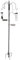 CAILLARD - Station De Nourrissage Et Accessoires - Mangeoire A Oiseaux sur Pied - Silo A Grains, Coupelles, Supports Boules De Graisse, Abreuvoir - L 55 x l 55 x h 220 cm 3,5 kg