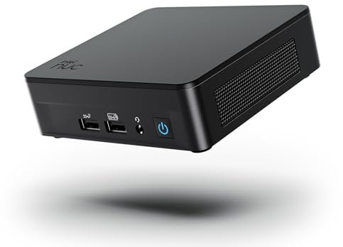 Intel NUC 13 Pro Arena Canyon Slim Mini-PC, i7-1360P, senza RAM, senza SSD, nessun sistema operativo, ideale per affari e home office, con supporto per 8K/Quad-Display, WiFi 6E e Thunderbolt 4