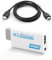 SELURK Wii auf HDMI Adapter mit 1,5 m Kabel, 1080P/720P Videokonverter für Retro-Gaming, 3,5 mm Audioausgang, Plug & Play, einfacher Anschluss für moderne Fernseher, Monitore und Projektoren (Weiß)