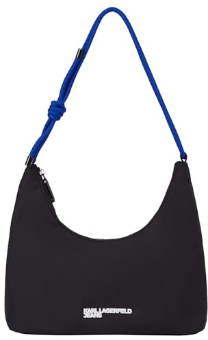 Karl Lagerfeld Jeans Damen Cord Nylon Shoulder Bag Schwarz One size