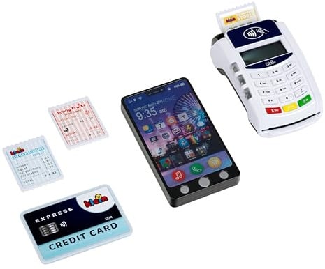 Theo Klein 7274 PoS terminal and children's smartphone | With light, sound and contactless payment function | Toys for children from 3 years