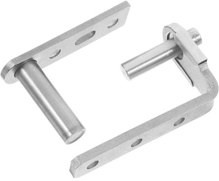 SEWACC 1 Paire Charnières Acier Inoxydable pour Portes à Battant Ensemble de Charnières à Double Ouverture Mécanisme de Fermeture Automatique pour Cafés Charge